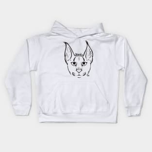 Ink Caracal Kids Hoodie